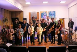 Vánoční koncert saxofonové a klarinetové třídy Josefa Pelze